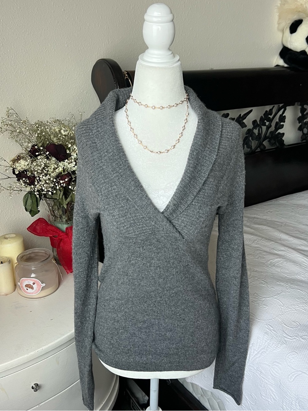 vintage old navy 100% cashmere women’s long sleeve top